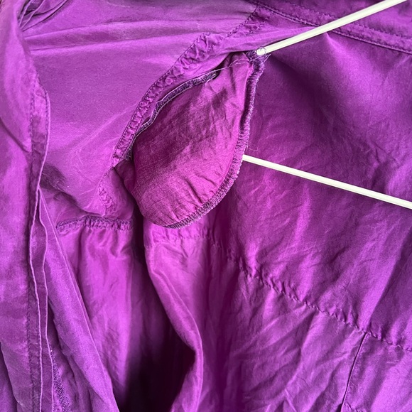 100% silk purple blouse - Picture 8 of 14